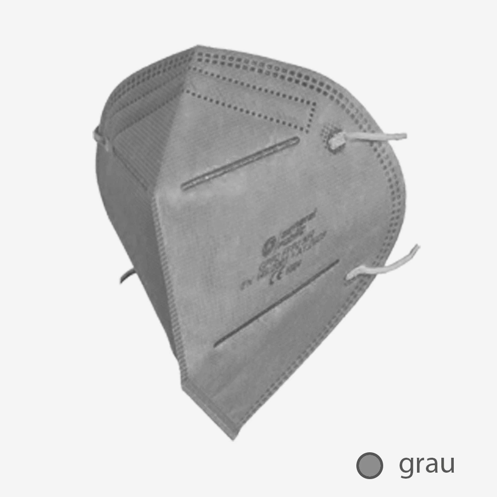 [10014] HERZmed FFP2-Maske verschiedene Farben (Grau)