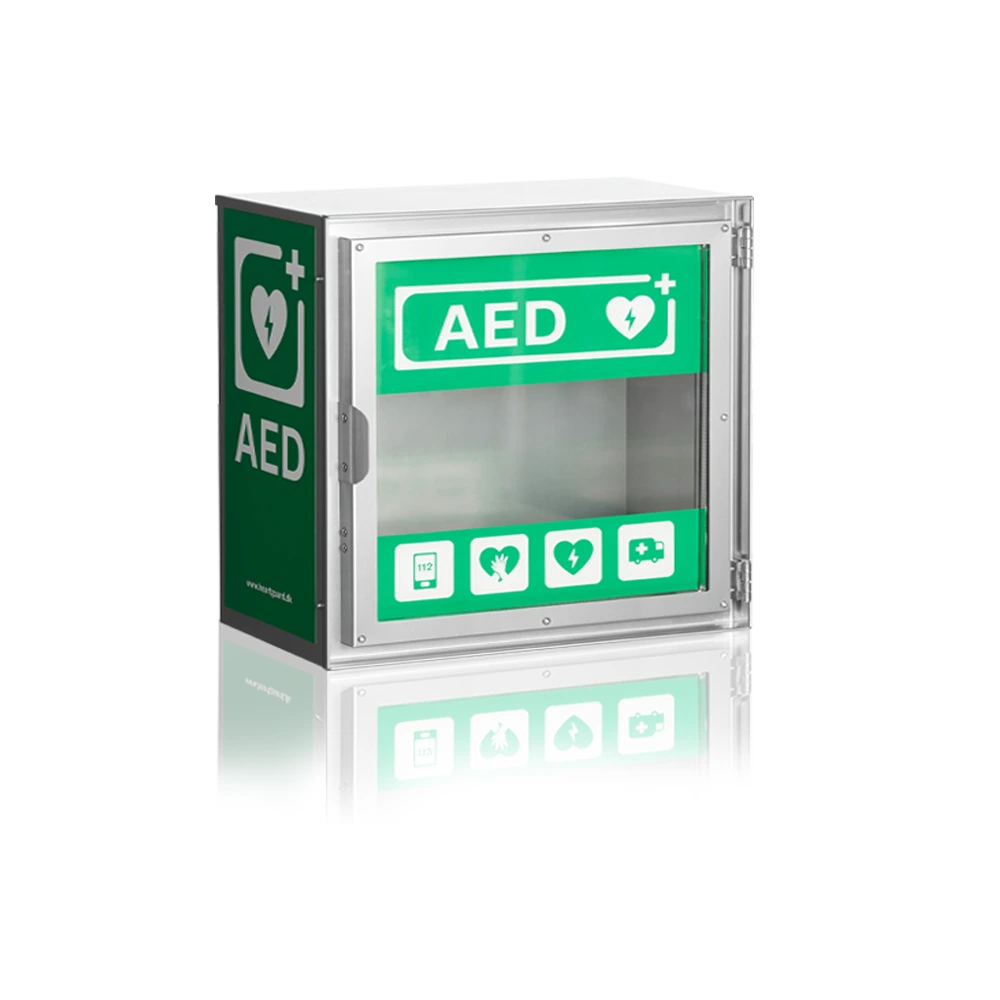 HEARTGUARD Protect Edelstahl AED-Schrank -20°C